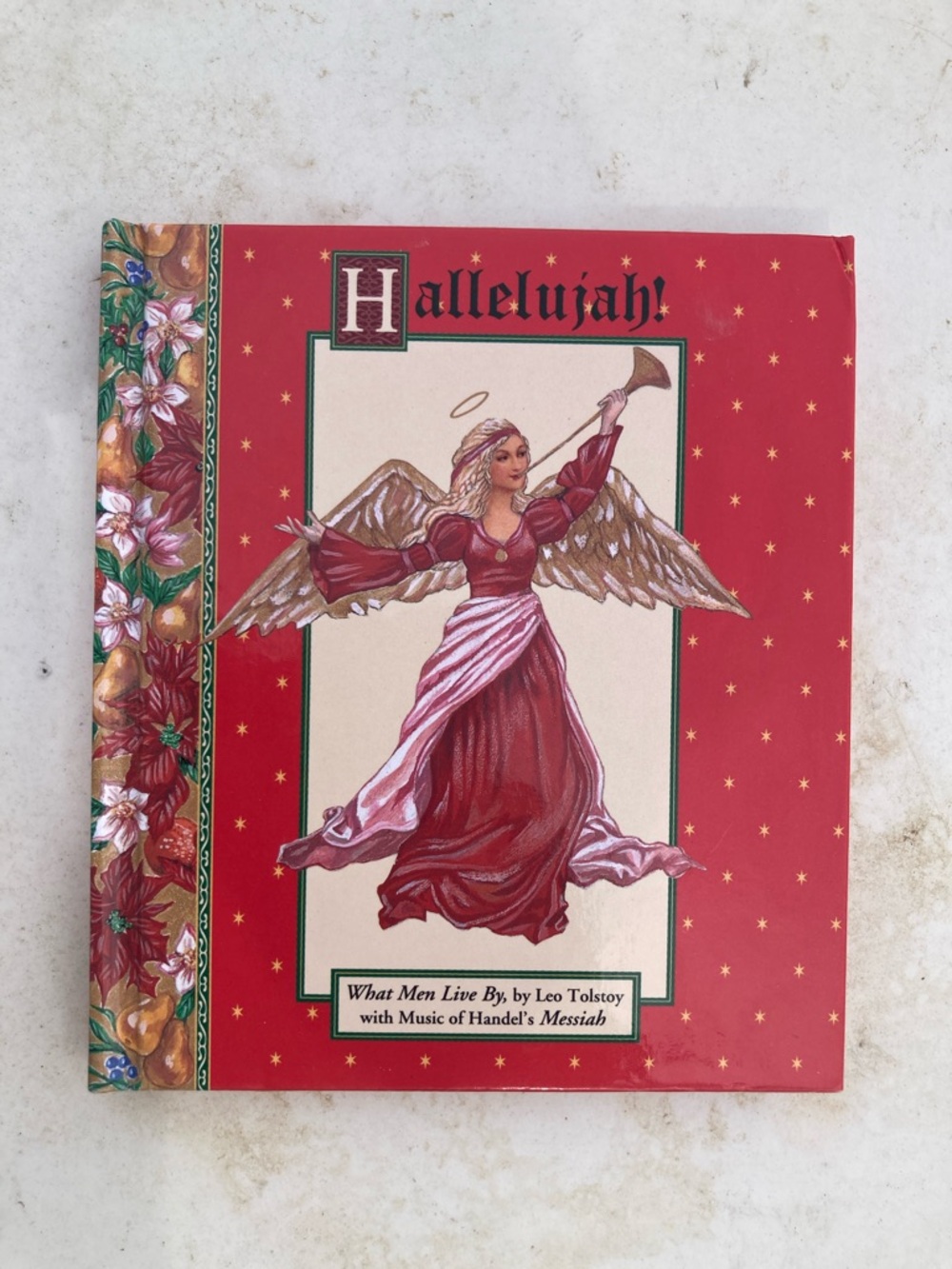 Hallelujah! Angel Hardcover Book - Red and Gold Cover